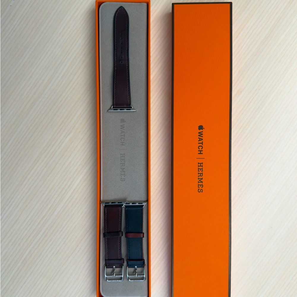 Hermes Apple Watch Boudreaux Leather Strap